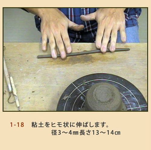 筒型ゆのみ (付け高台) 成形工程19