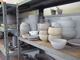 乾燥中の作品